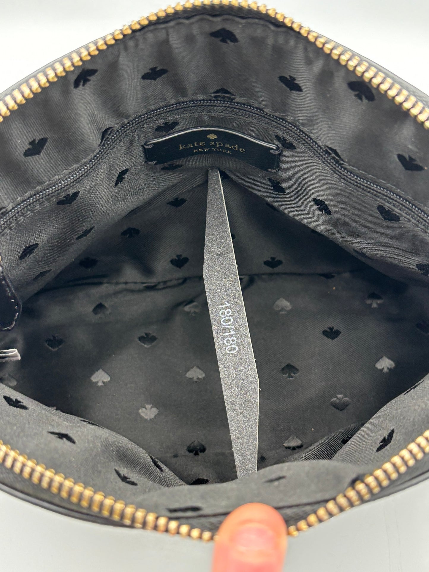 Kate Spade Staci Black Domed Crossbody Bag | Saffiano Leather Camera Purse | Minimalist Shoulder Bag | Everyday Gift for Her