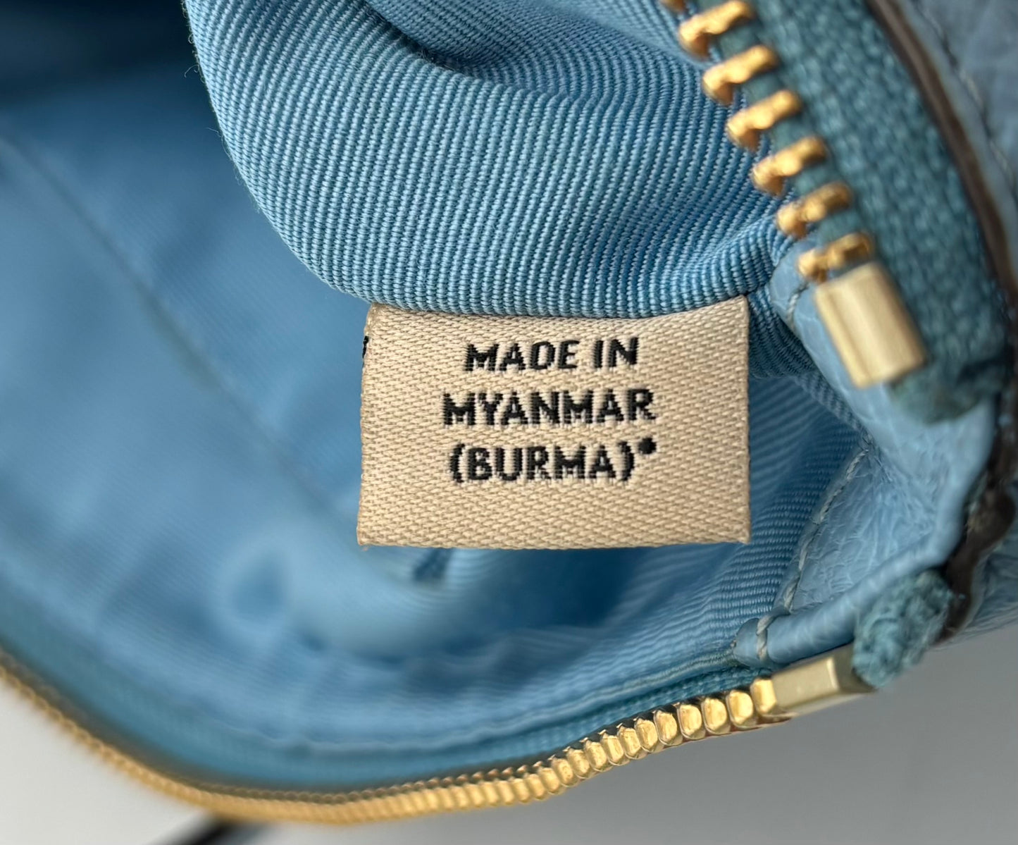 Coach Blue Leather Crossbody Bag | East West Pop Small Shoulder Purse | Minimalist Everyday Bag | F52881 | Gift for Her