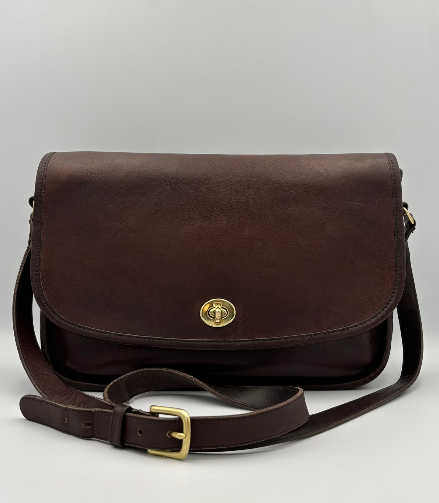 Coach City Brown Leather Vintage
