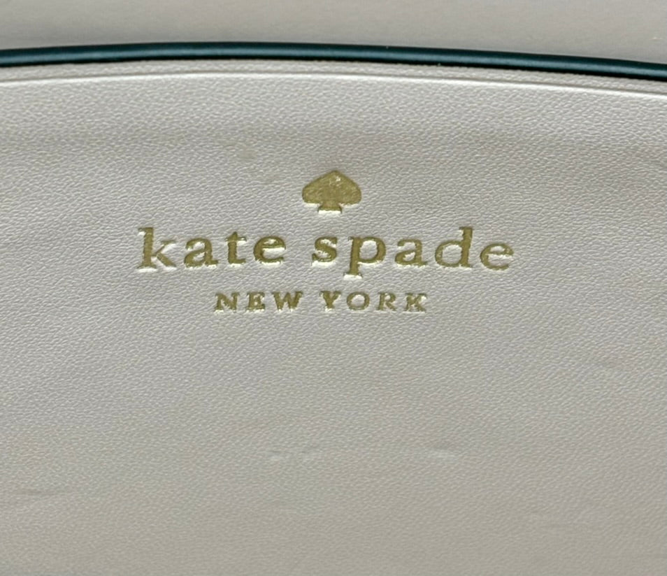 Kate Spade Black Leather Tote | Womens Large Shoulder Bag | Genuine Crossgrain Leather | Designer Everyday Handbag