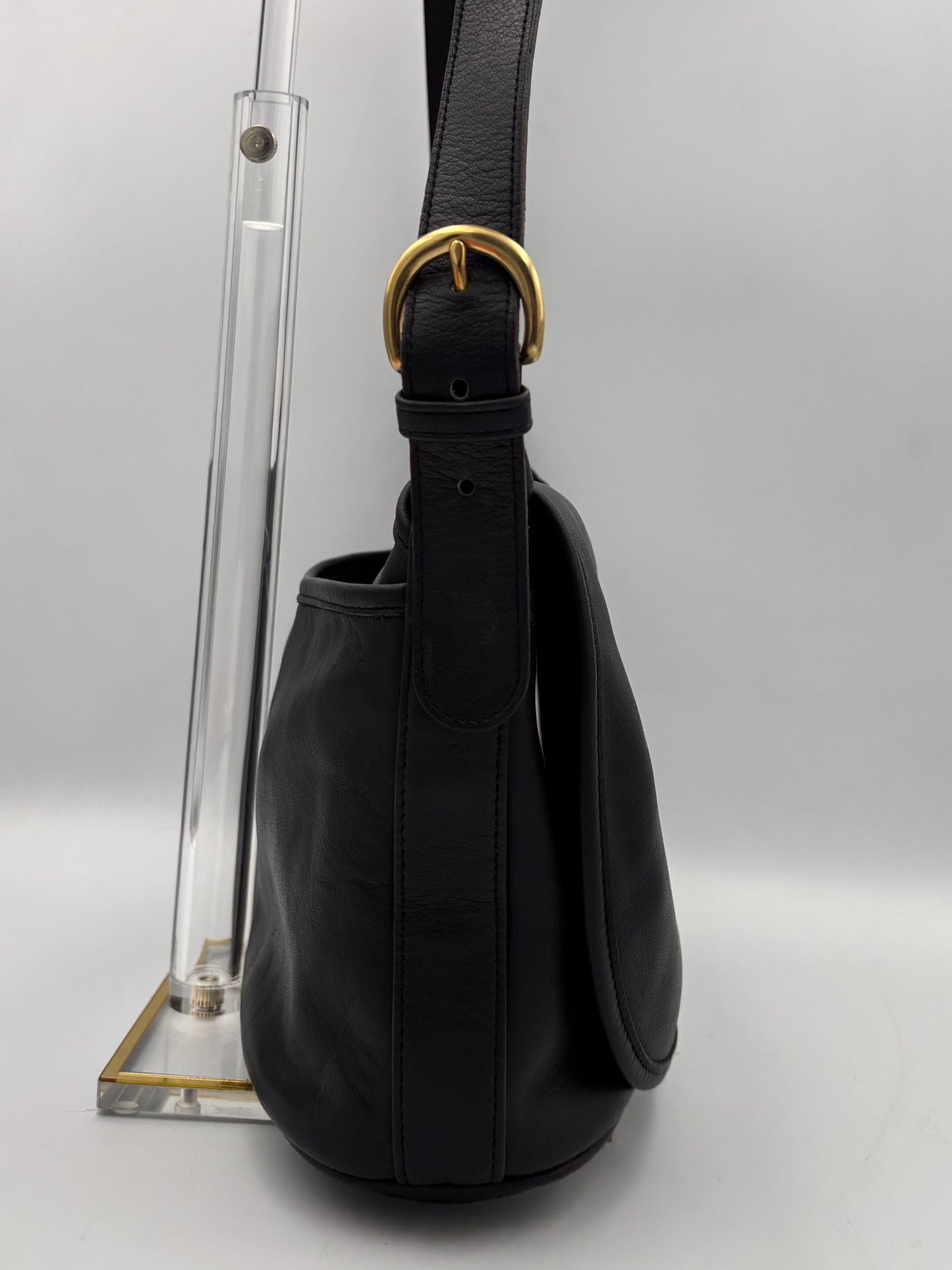 Vintage Coach Fletcher Bag | Style 4150 Leather Crossbody | 1990s Legacy Shoulder Purse