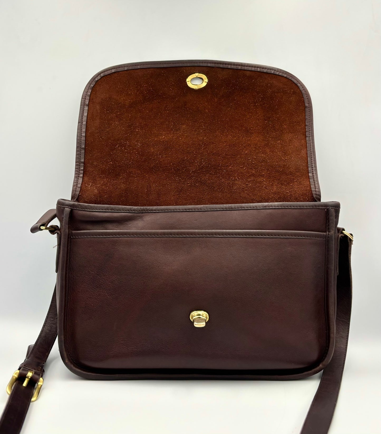 Coach City Brown Leather Vintage