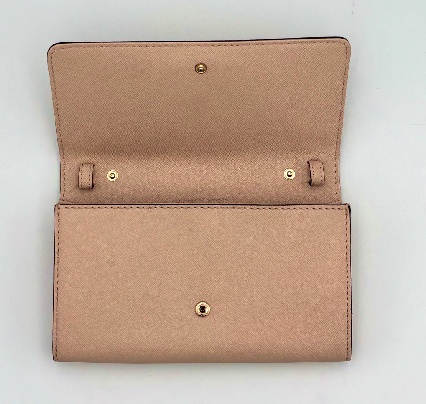 Michael Kors Pink Crossbody Bag | Saffiano Leather Purse | Small Designer Clutch | Everyday Bag | Gift for Her