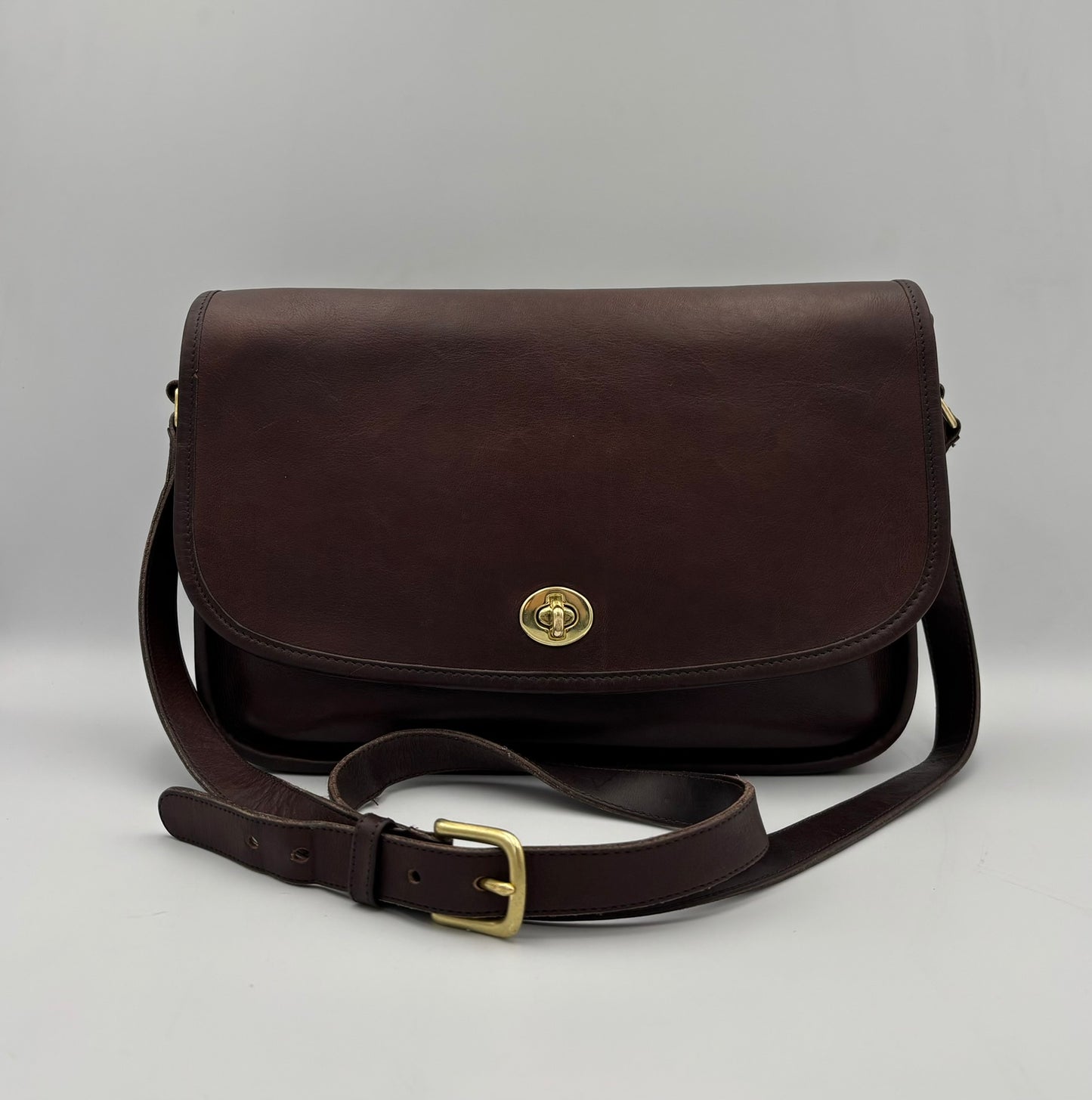 Coach City Brown Leather Vintage