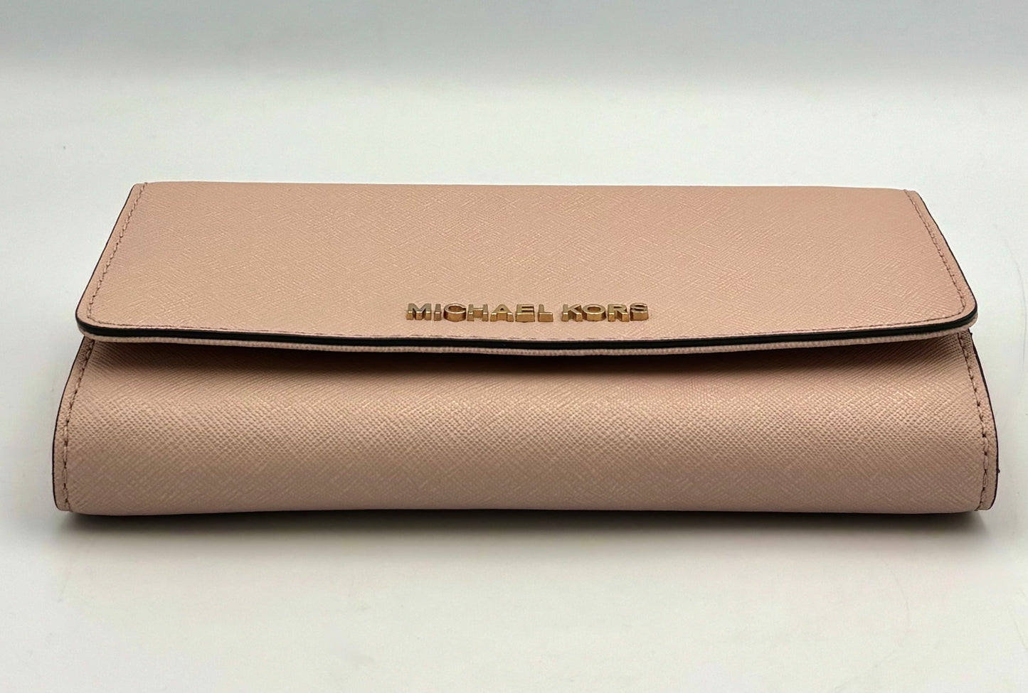 Michael Kors Pink Crossbody Bag | Saffiano Leather Purse | Small Designer Clutch | Everyday Bag | Gift for Her