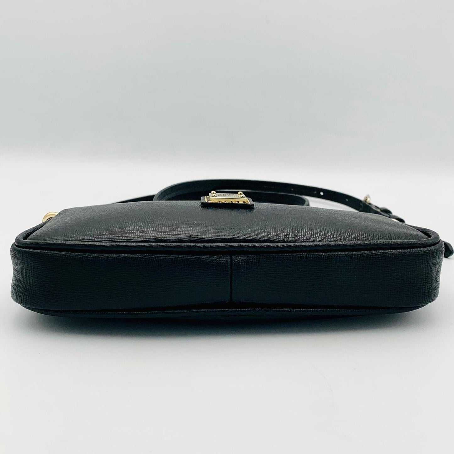 Certified Authentic Dooney & Bourke Black Saffiano Leather Small Crossbody Bag - Angelica’s Thrifts