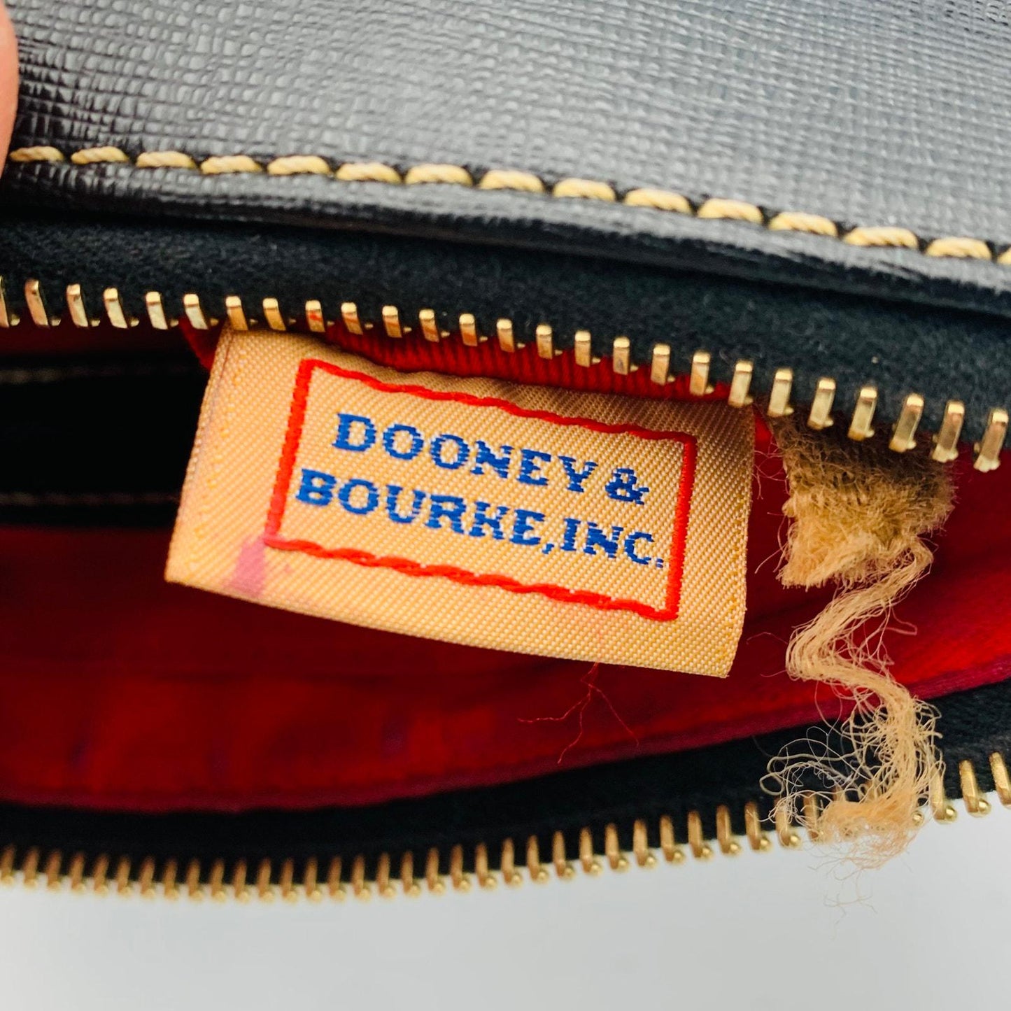 Certified Authentic Dooney & Bourke Black Saffiano Leather Small Crossbody Bag - Angelica’s Thrifts