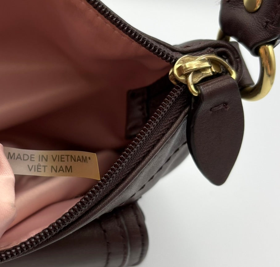 Coach Y2K Penelope Leather Swingpack | Vintage Brown Crossbody Bag | Small Shoulder Purse | Designer Leather Handbag