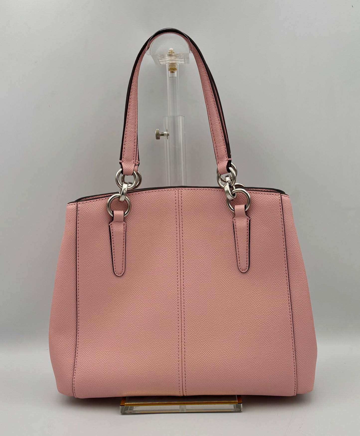 Coach Minetta Crossbody Bag | Blush Pink Pebbled Leather Shoulder Purse | Style F57847 |