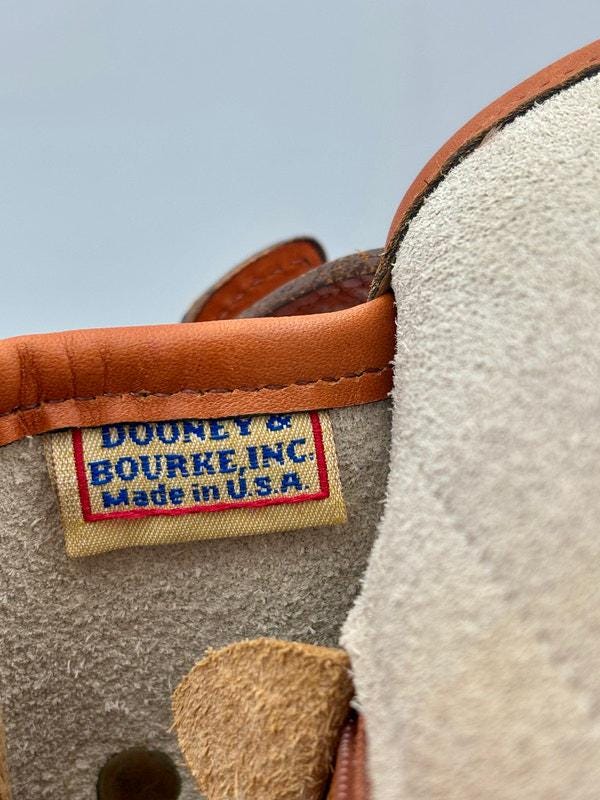 Vintage 1980s Dooney & Bourke Leather Equestrian Crossbody Bag