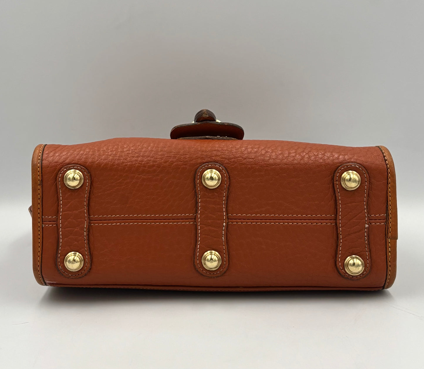 Vintage Dooney & Bourke Essex Crossbody Bag | All Weather Leather Saddle Purse | 90s Pebbled Leather Shoulder Bag