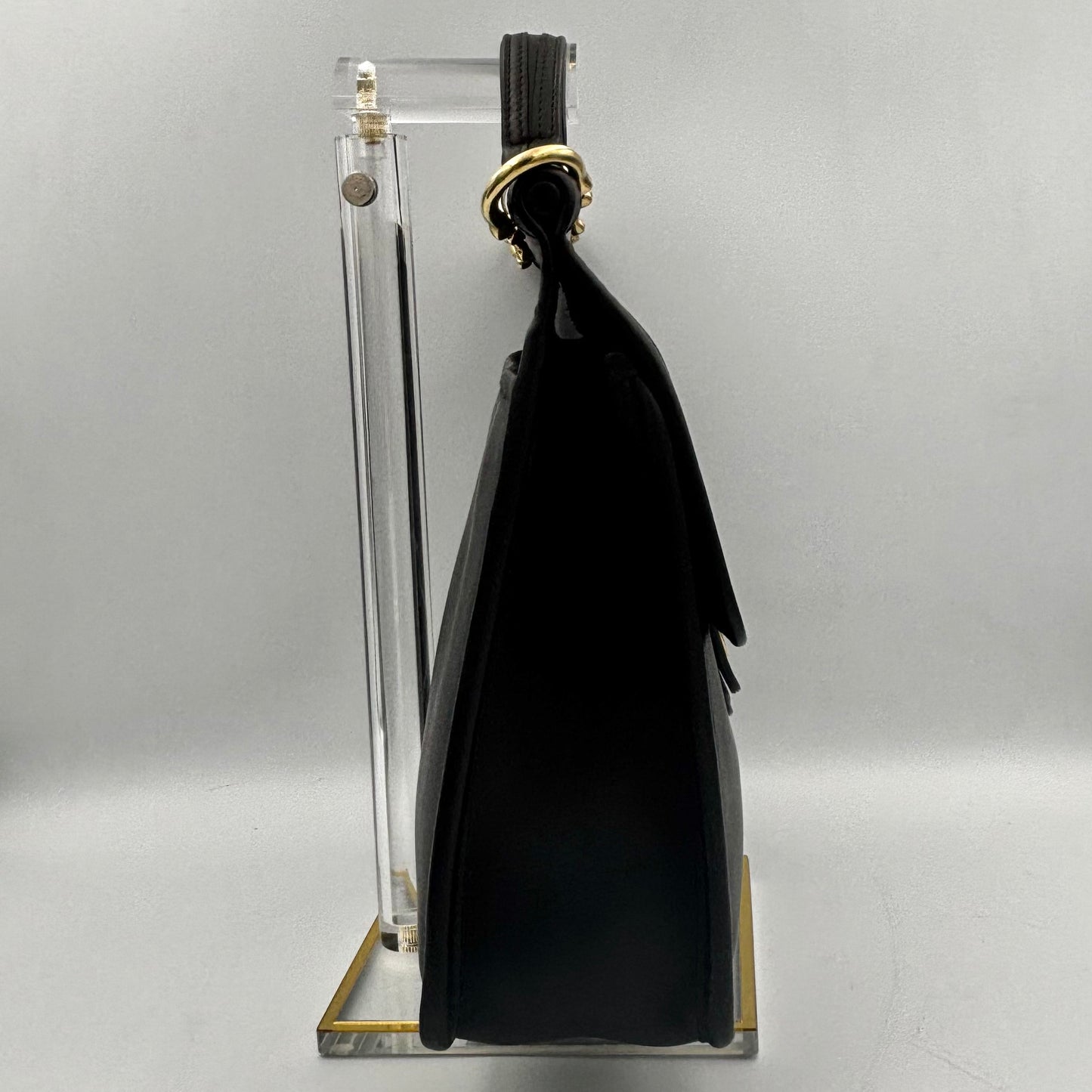 Vintage Coach Willis Bag | Style 9927 | Black Leather Top Handle Satchel | Rare 1990s Legacy Crossbody Purse