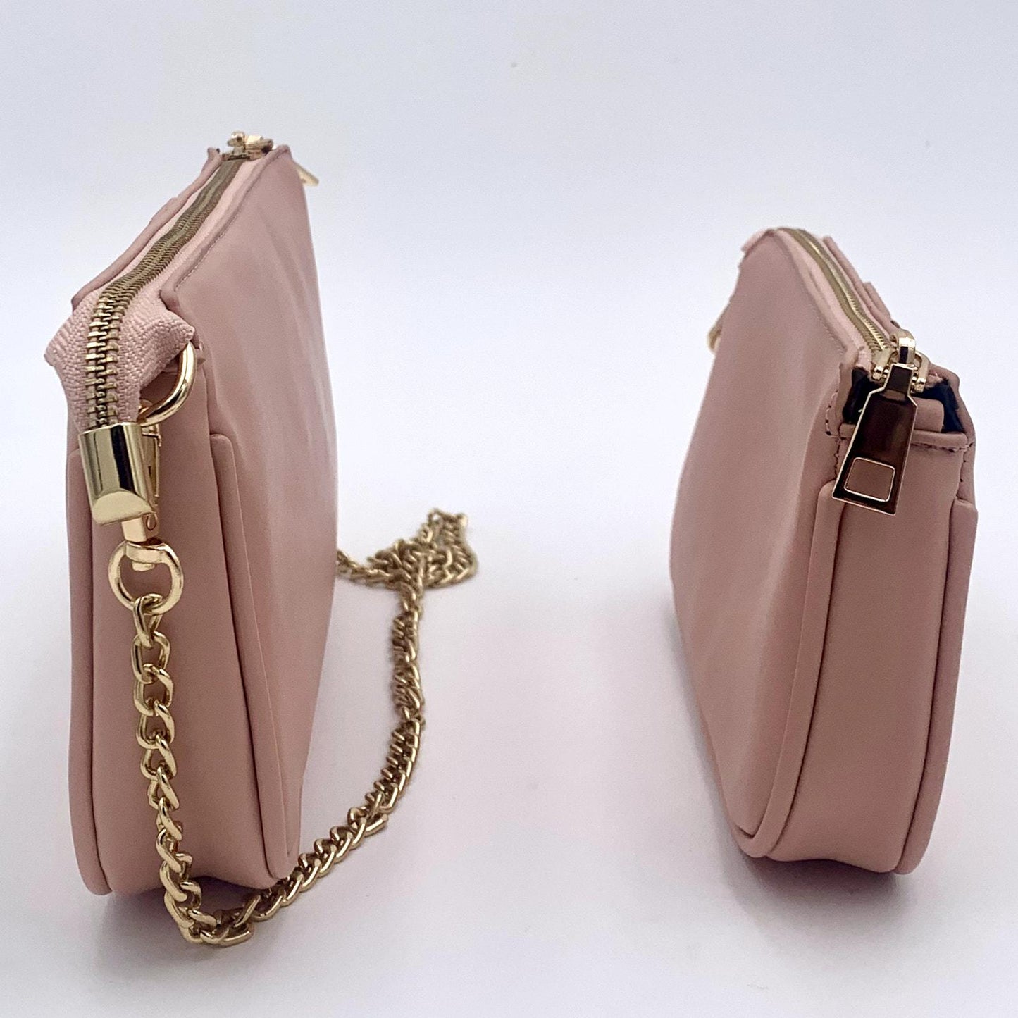 NEW 3 in 1 Small Pink Crossbody Purse Set w/ Wallet & Coin-purse