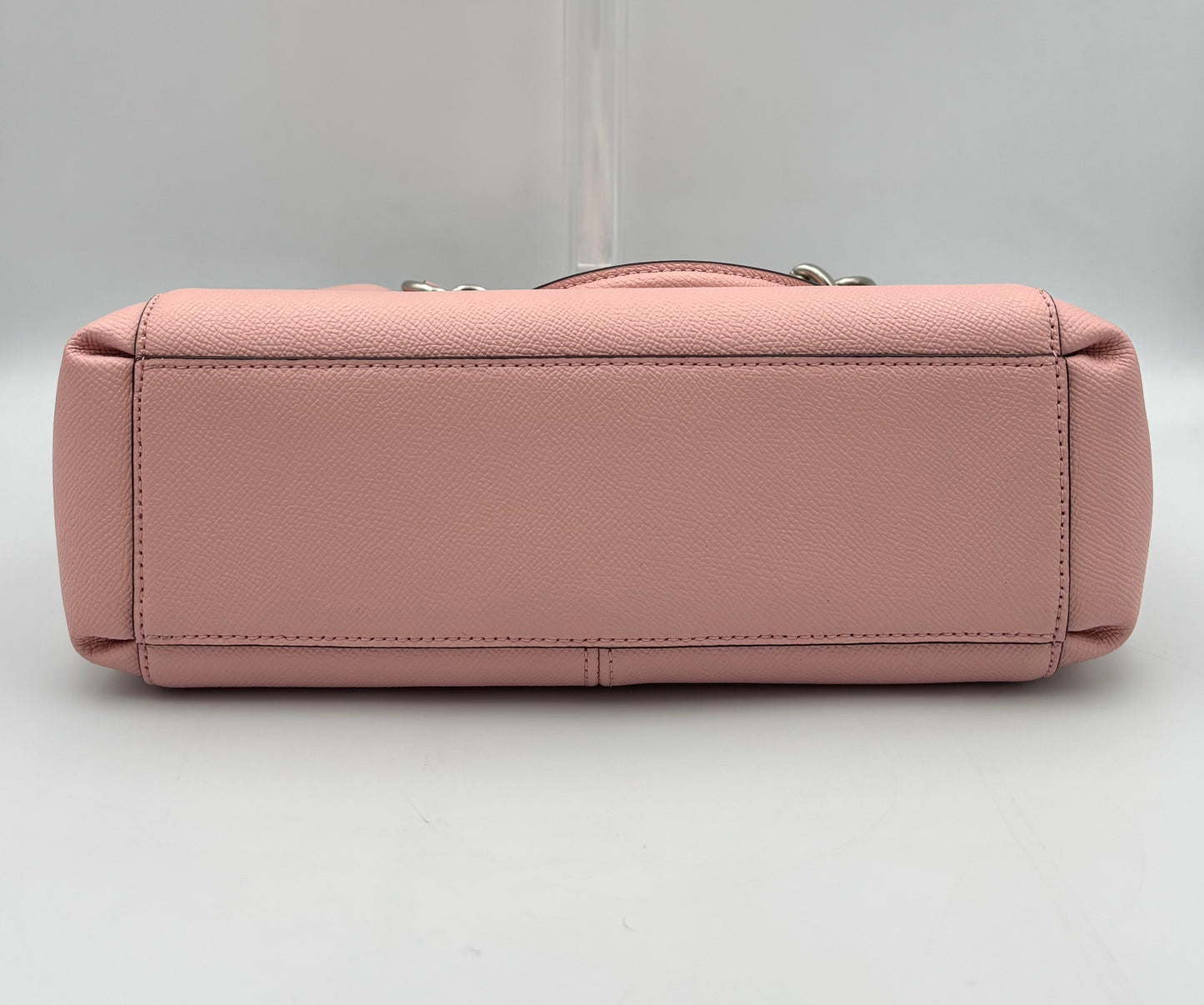 Coach Minetta Crossbody Bag | Blush Pink Pebbled Leather Shoulder Purse | Style F57847 |