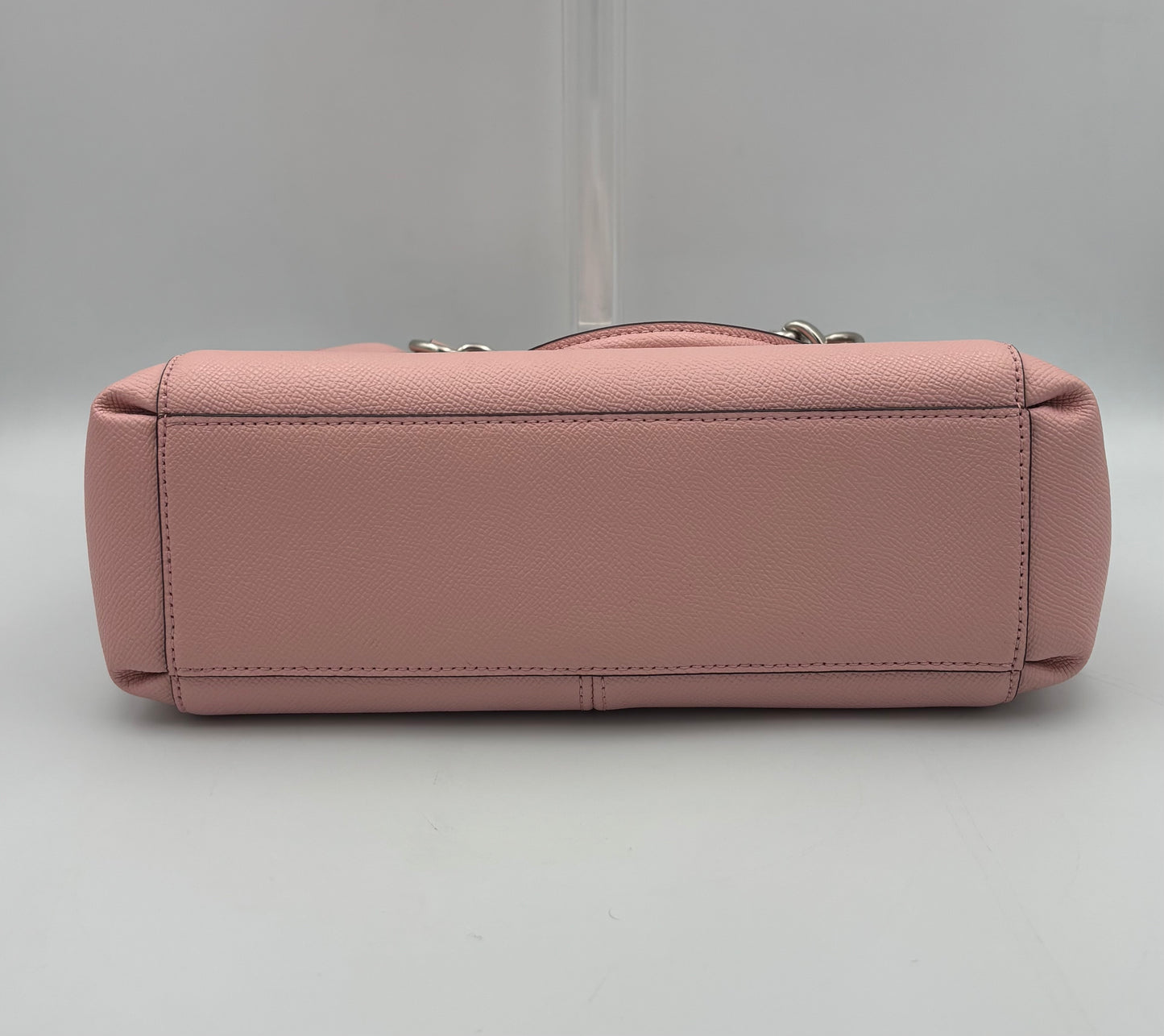 Coach Minetta Crossbody Bag | Blush Pink Pebbled Leather Shoulder Purse | Style F57847 |