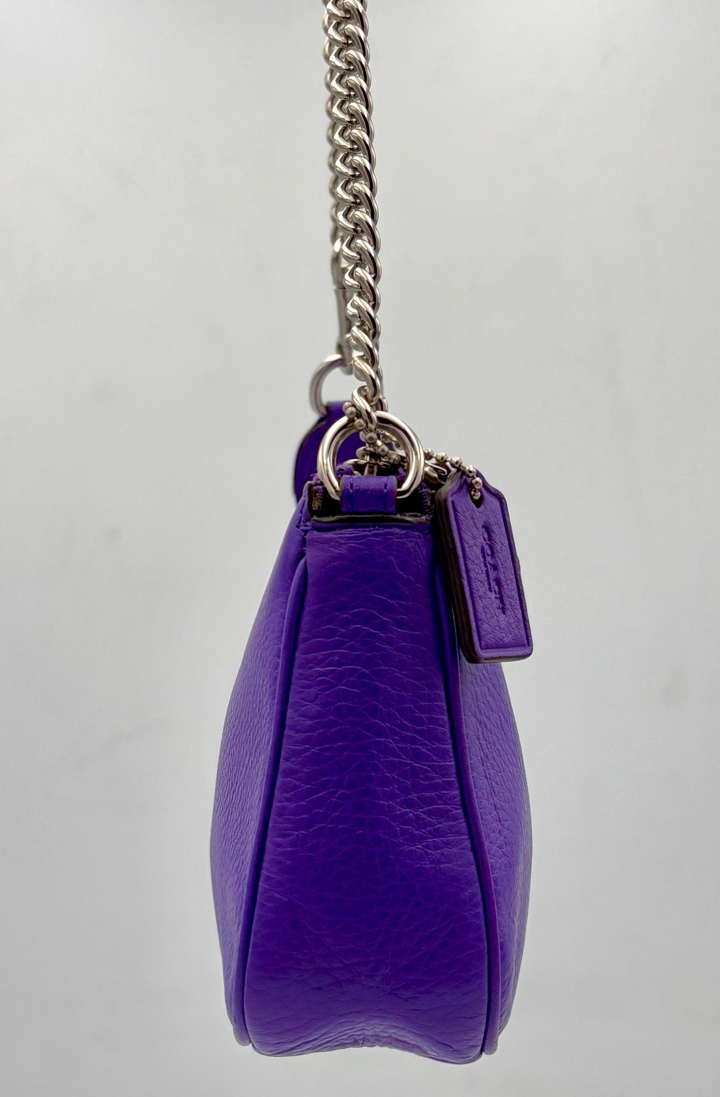 Coach Nolita Purple Mini Shoulder Bag/Large Wristlet