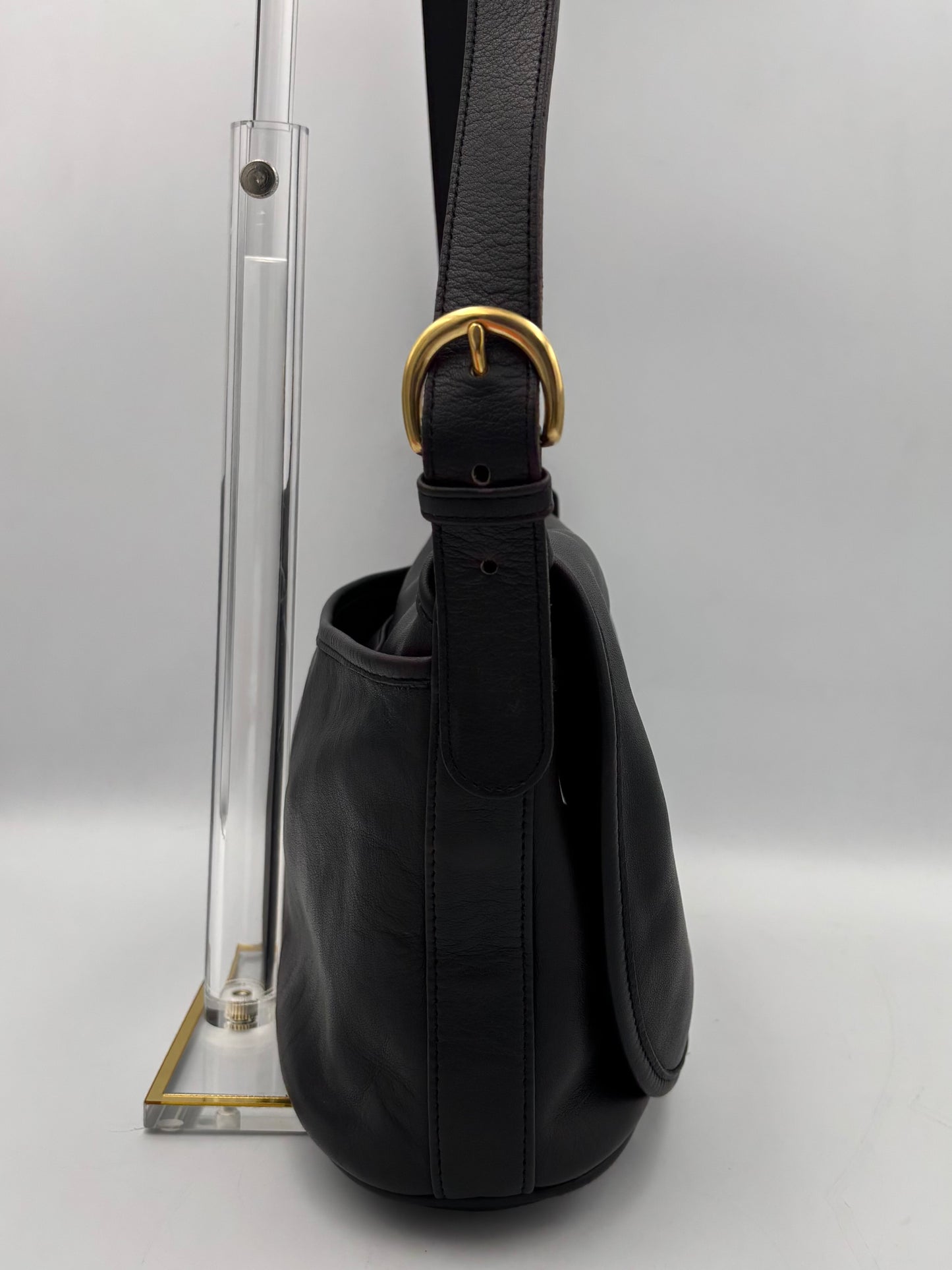 Vintage Coach Fletcher Bag | Style 4150 Leather Crossbody | 1990s Legacy Shoulder Purse