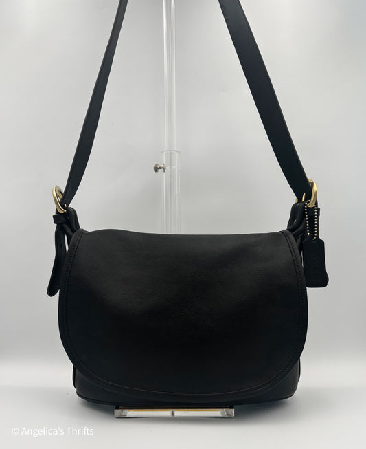 Vintage Coach Fletcher Bag | Style 4150 Leather Crossbody | 1990s Legacy Shoulder Purse