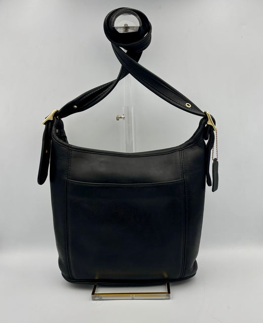 Rare Vintage Coach Legacy Hobo Bag 9816 | 1990s Black Leather Shoulder Bag | Authentic Coach Purse