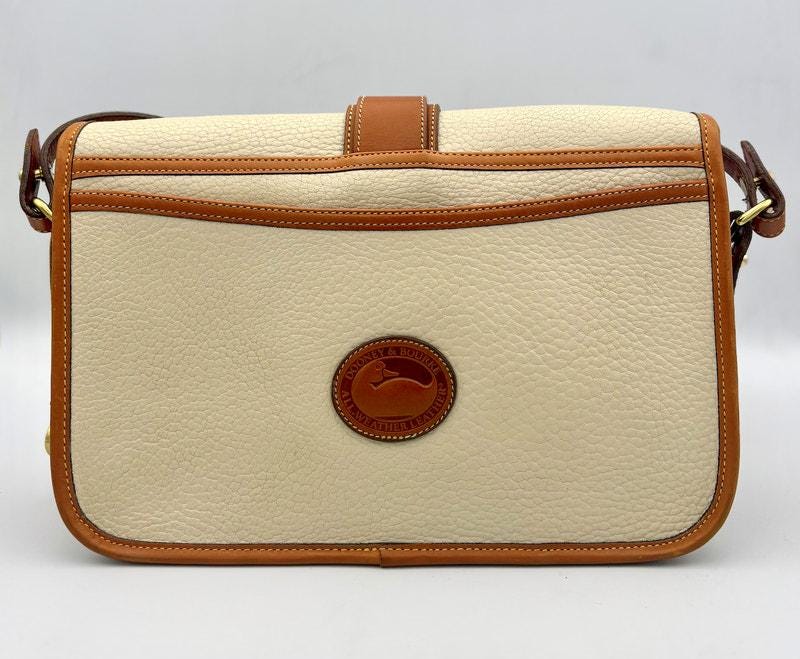 Vintage 1980s Dooney & Bourke Leather Equestrian Crossbody Bag