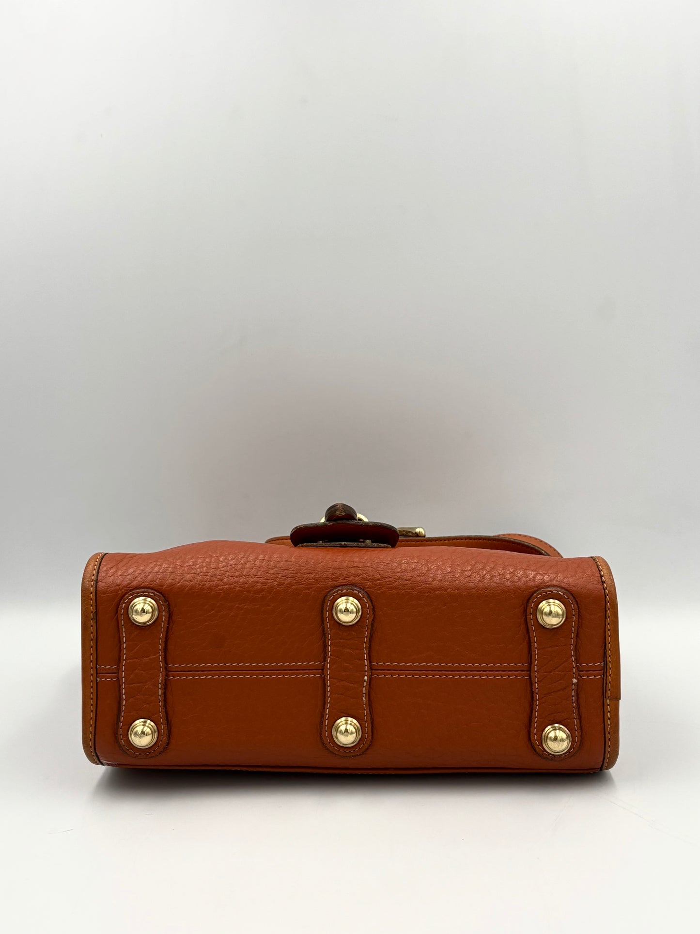 Vintage Dooney & Bourke Essex Crossbody Bag | All Weather Leather Saddle Purse | 90s Pebbled Leather Shoulder Bag