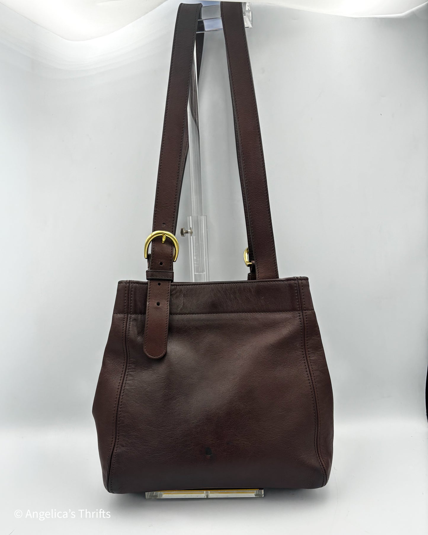 Vintage Coach SoHo Buckle Bag 4157 | 1990s Brown Leather Shoulder Bag