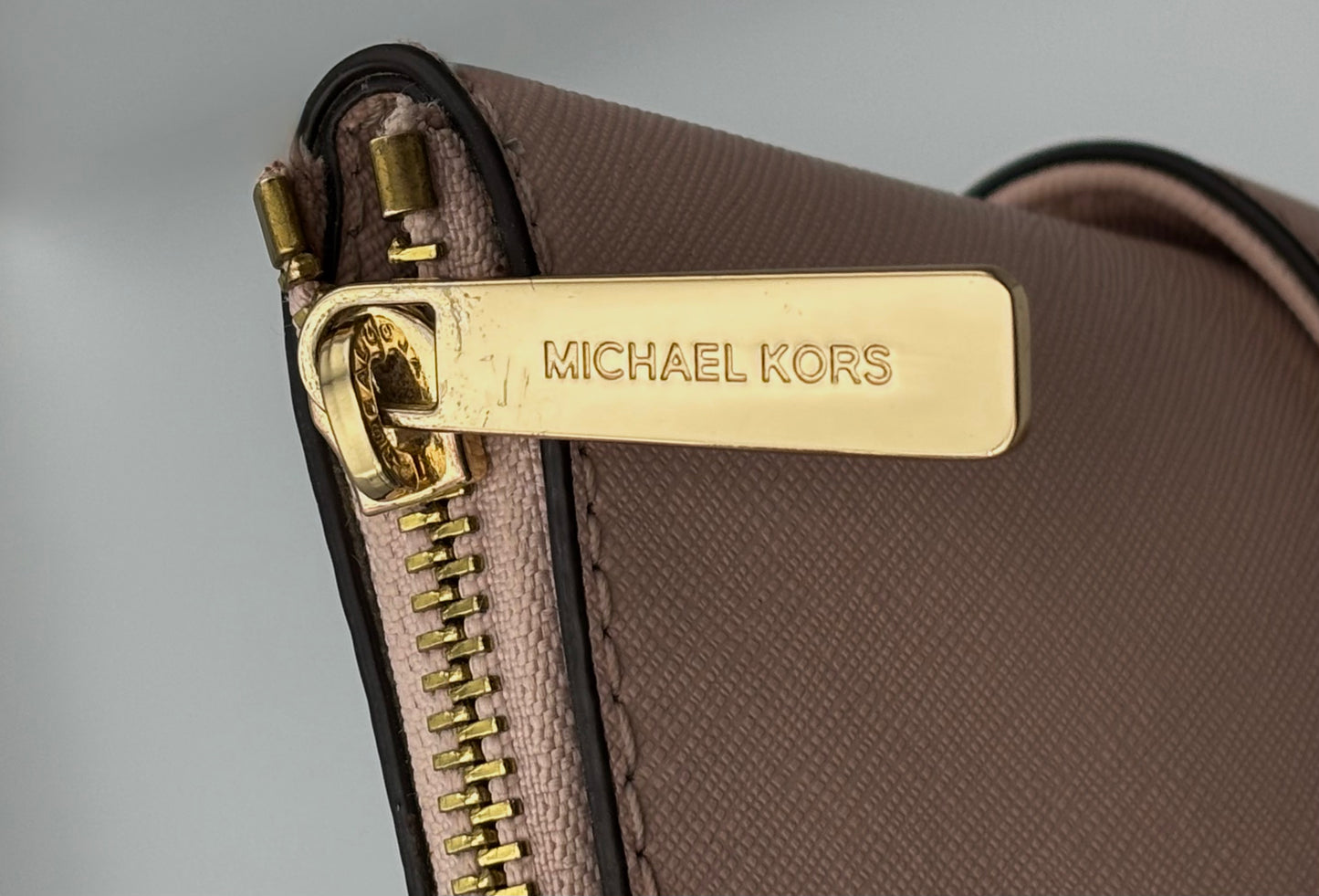 Michael Kors Jet Set Travel Tote | Blush Pink Leather Shoulder Bag | Large Everyday Work Purse | Designer Gift for Her