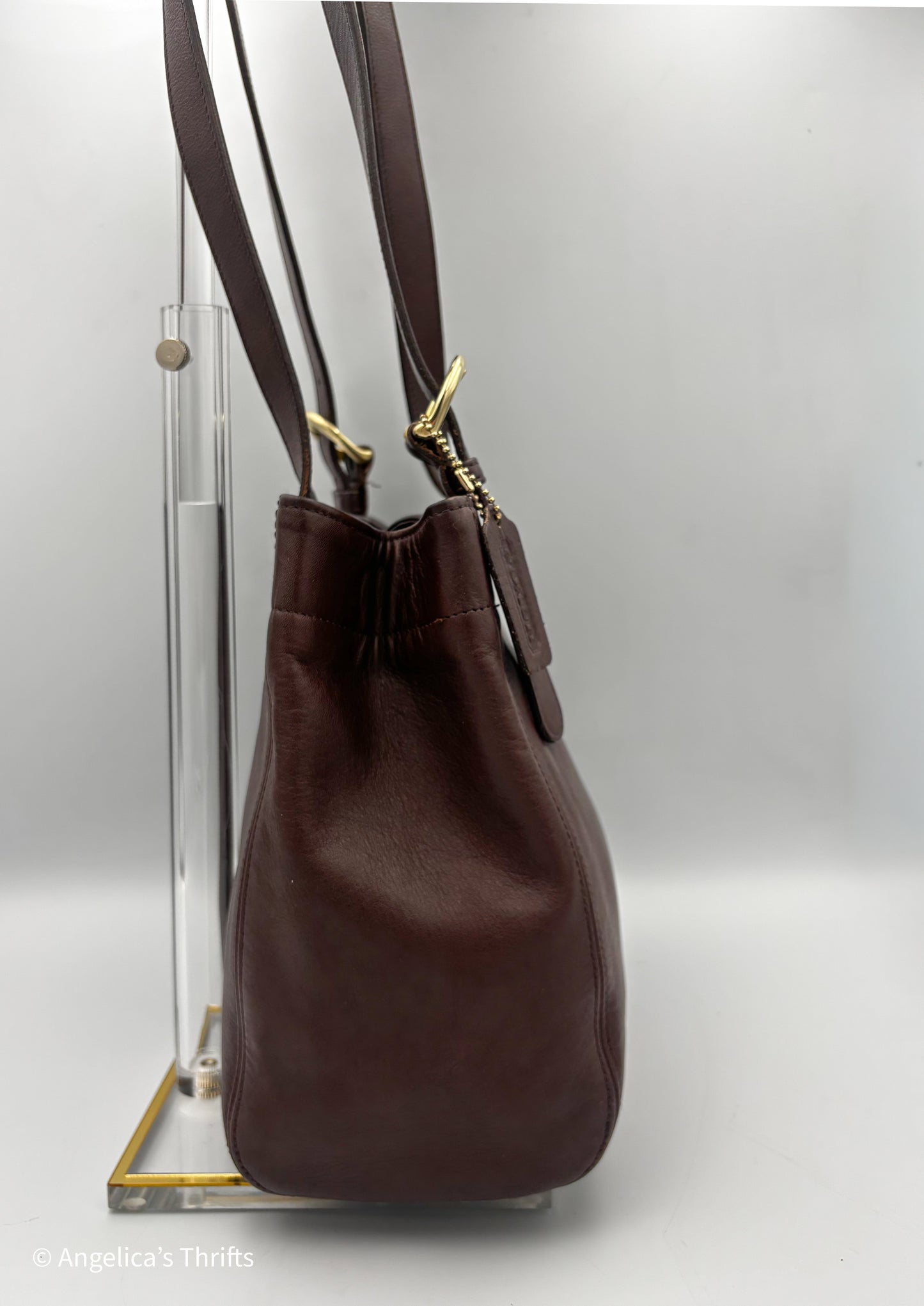 Vintage Coach SoHo Buckle Bag 4157 | 1990s Brown Leather Shoulder Bag