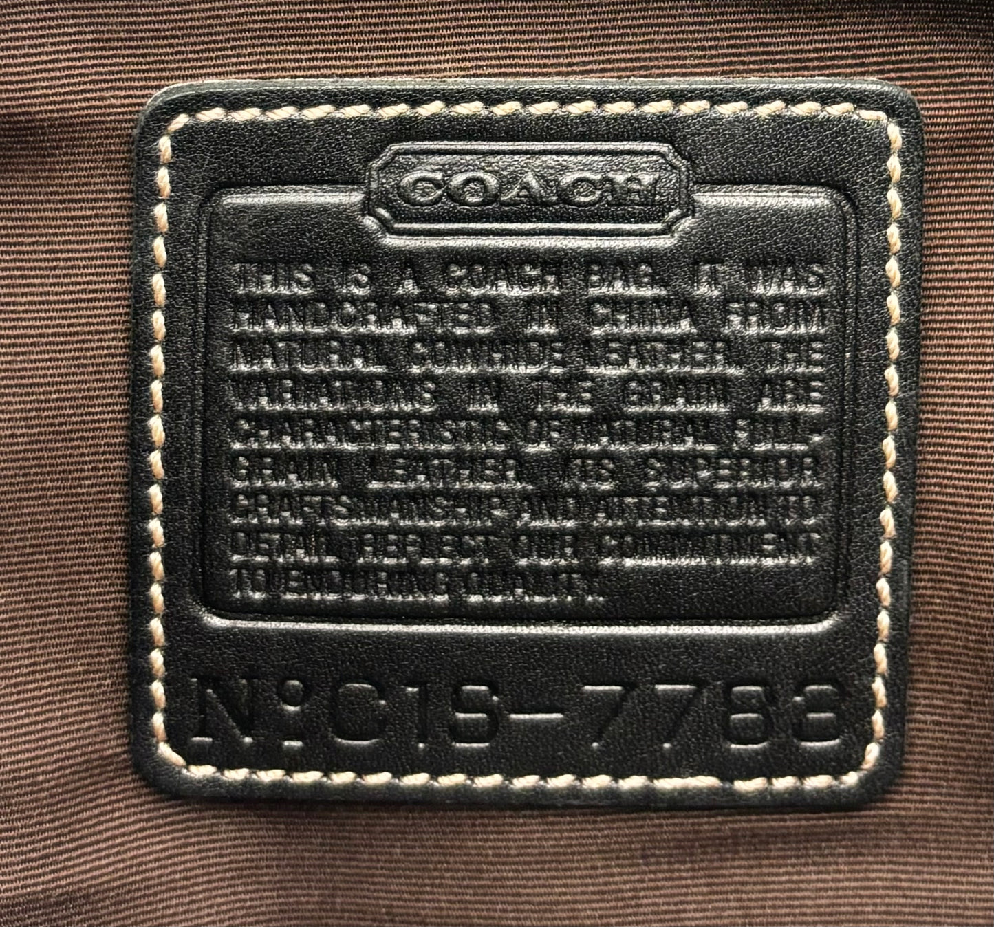 Vintage Coach Hampton Hobo Bag | 7783 Black Leather Shoulder Purse| Classic Y2K Minimalist Bag