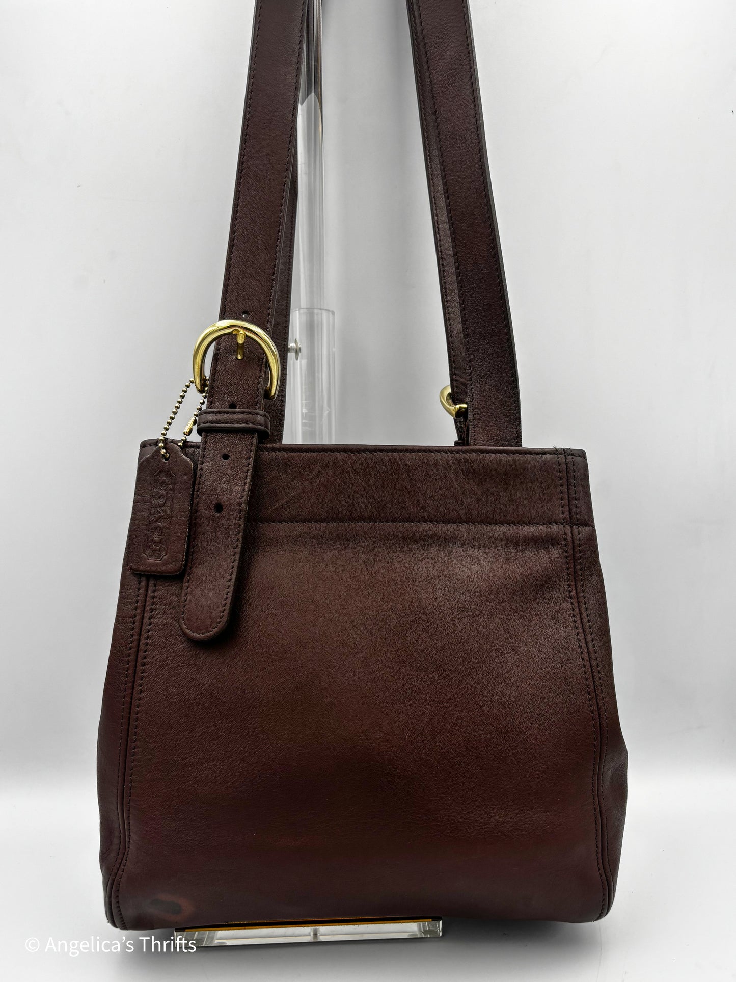 Vintage Coach SoHo Buckle Bag 4157 | 1990s Brown Leather Shoulder Bag