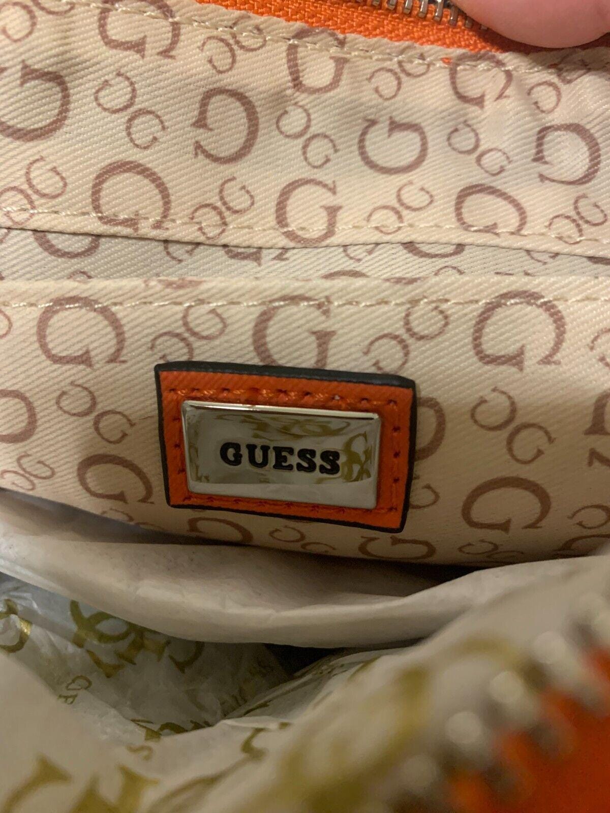 New w/ Tag Guess Womens Kalei Tangerine Mini Double Zip Crossbody Bag - Angelica’s Thrifts