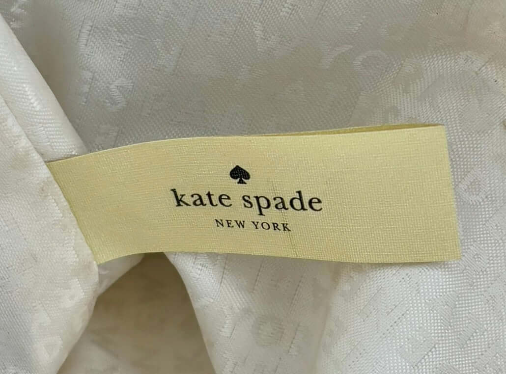 Kate Spade Womens Leather Cream/Pink Large Tote Shoulder Bag - Angelica’s Thrifts